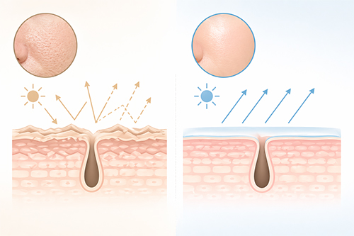毛穴の見え方はなぜ変わる？乾燥・キメ・水分バランスの関係