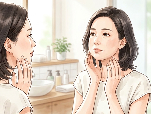 顔のむくみで輪郭は変わる?大きく見える理由と小顔印象への影響